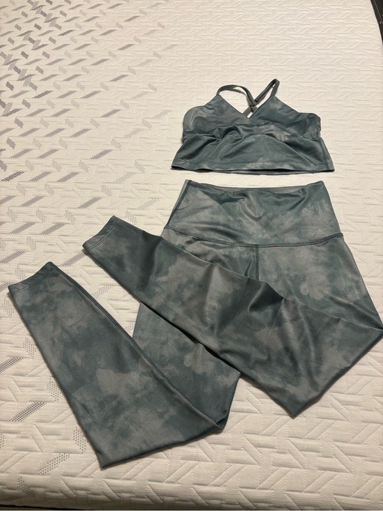 Beyond Yoga Other - Beyond yoga, Olympus high-rise Two-Piece Activewear Set in Slate green Tie-Dye